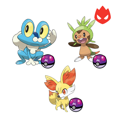 ✨Shiny Alpha  6IV Starter Pokémon Pack - Level 14/23/35