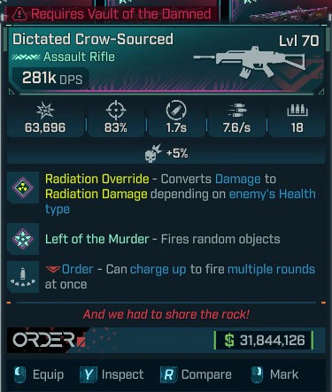Dictated Crow-Sourced - LV.70