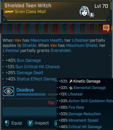 (Siren Mod- All Skills MAX) Shielded Teen Witch - LV.70